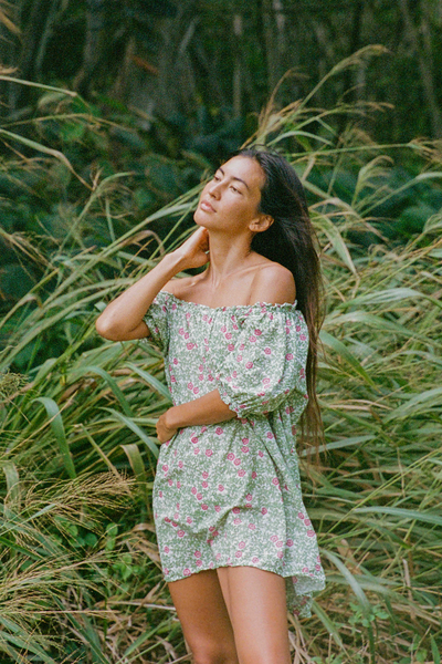 ALANA DRESS - Forest Hau Kea / XS