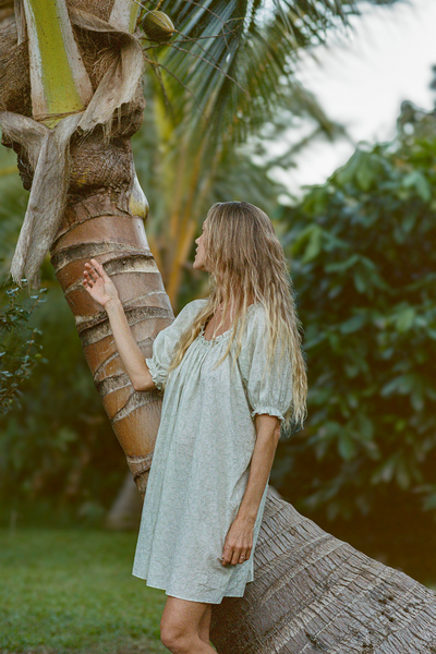 ALANA DRESS - Hau Hele Bluewash / XS