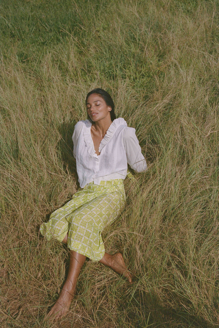 ALOHI SKIRT - Citron ʻUlu / XS