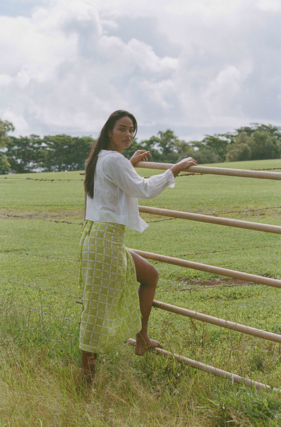 ALOHI SKIRT - Citron ʻUlu / XS