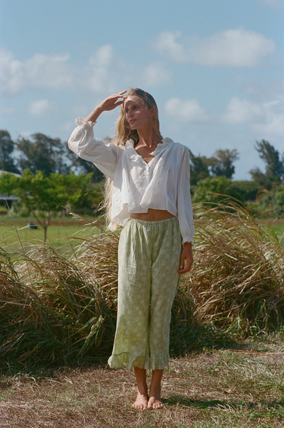 HANA PANT - Aloe Hinahina / XS