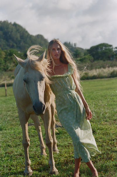 MALIA DRESS - Aloe Hinahina / XS