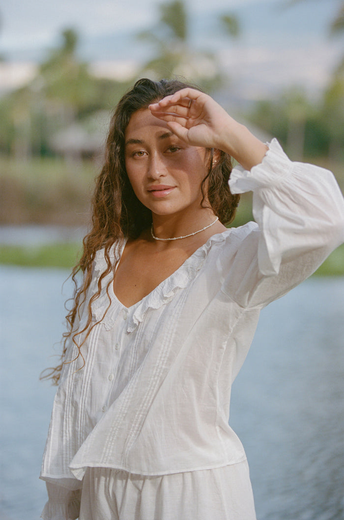 MIHANA TOP - Pua Kea / XS